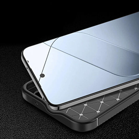 Xiaomi Redmi 13 4G Kılıf Zore Negro Silikon Kapak-Siyah