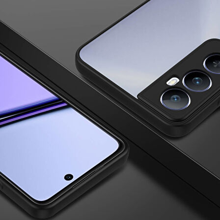 Realme C65 4G Kılıf Zore Hux Kapak-Lacivert