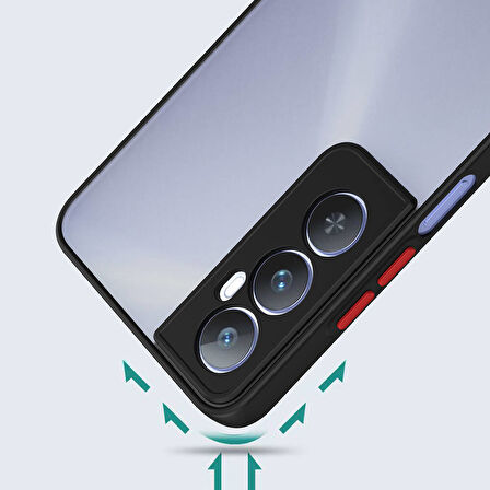 Realme C65 4G Kılıf Zore Hux Kapak-Lacivert