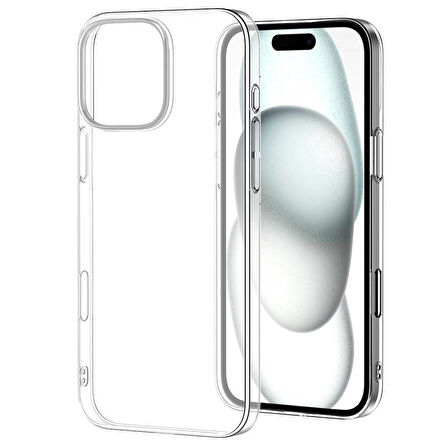 Apple iPhone 16 Pro Max Kılıf Zore Droga Kapak-Şeffaf