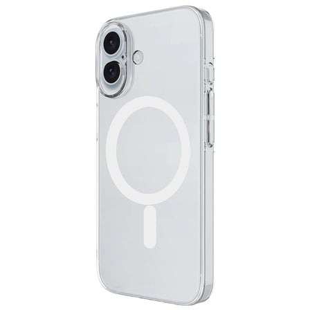 iPhone 16 Plus Kılıf Sararmaz Ultra İnce Sert Premium Mika Magsafe Kamera Yükseltili BUTAM