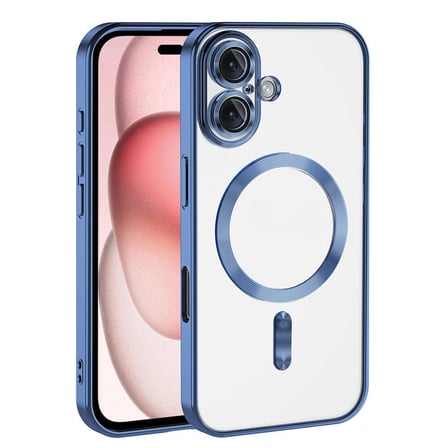 Apple iPhone 16 Kılıf Kamera Korumalı M-safe Wireless Şarj Özellikli Zore Demre Kapak