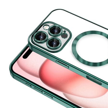 iPhone 16 Pro Kılıf MagSafe Kamera Lens Korumalı Logo Gösteren İnce Hafif Alan Tech