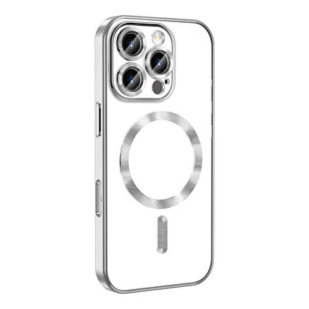 iPhone 16 Pro Kılıf Kamera Korumalı Magsafe Parlak Luxury Kılıf