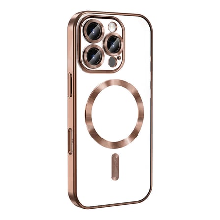 iPhone 16 Pro Kılıf Kamera Korumalı Kablosuz Wireless Şarj Özellikli Demre Kapak