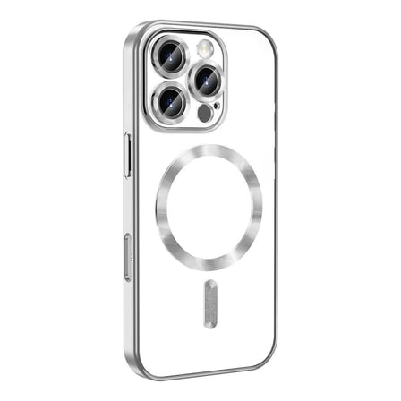iPhone 16 Pro Max Kılıf Kamera Korumalı Magsafe Wireless Şarj Özellikli NRTK Demre Kapak - Rose Gold