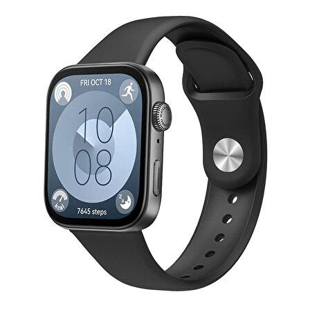 Huawei Watch Fit 3 KRD-11 22mm Silikon Kordon-Siyah
