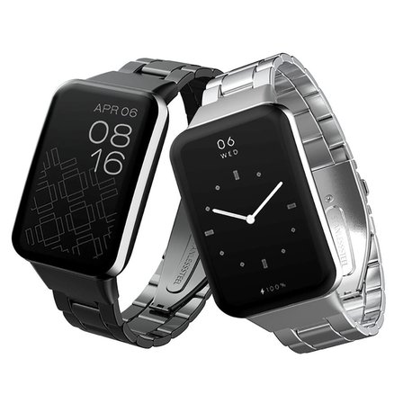 Xiaomi Uyumlu Mi Band 7 Pro KRD-04 Metal Kordon