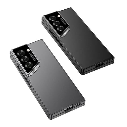 Galaxy Z Fold 6 Kılıf Ultra İnce Kamera Korumalı Sert Rubber MKST 3. Seri Procase Kapak-Titanyum-Gri