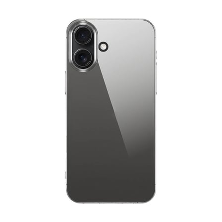 iPhone 16 Plus Kılıf Ultra İnce Sararmaz Sert Mika Kamera Yükseltili MNC