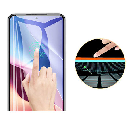 Samsung Galaxy S24 FE Parmak İzi Tanıma Özellikli Maxi Slim Temperli Cam Ekran Koruyucu