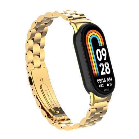 Xiaomi Mi Band 8 KRD-04 Metal Kordon-Rose Gold