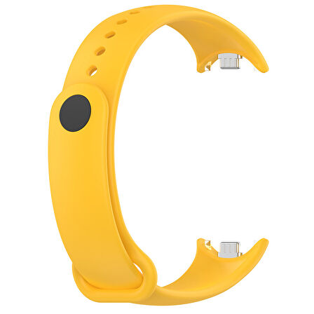 Xiaomi Mi Band 8 Serisi Klasik Kordon Silikon Strap Kayış-Siyah