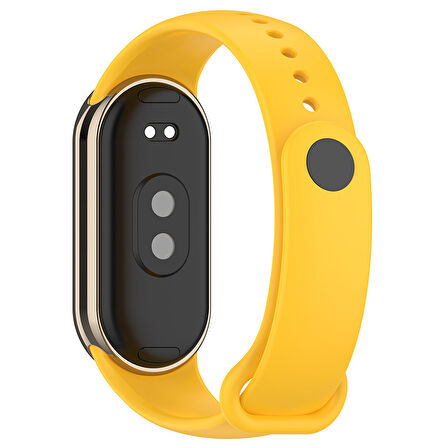 Xiaomi Mi Band 8 Serisi Klasik Kordon Silikon Strap Kayış-Siyah