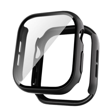 Watch 10 42mm Sert PC Kasa ve Ekran Koruyucu NRTK Watch Gard 35 - Gümüş