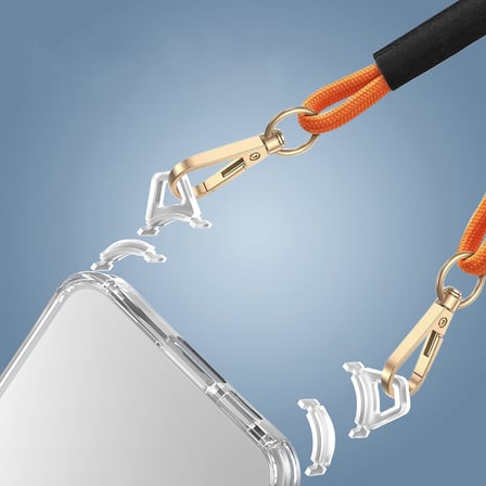 Galaxy S23 FE Kılıf Airbagli Takılabilir Askı Aparatlı NRTK Snap Silikon Kapak - Şeffaf