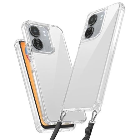 Xiaomi Uyumlu Redmi 13C Kılıf Airbagli Takılabilir Askı Aparatlı Zore Snap Silikon Kapak