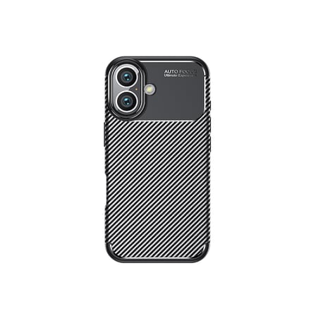 iPhone 16 Plus Uyumlu NVTH Negro Silikon Kapak-Siyah