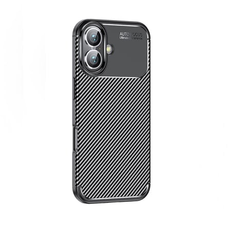 iPhone 16 Plus Uyumlu NVTH Negro Silikon Kapak-Siyah