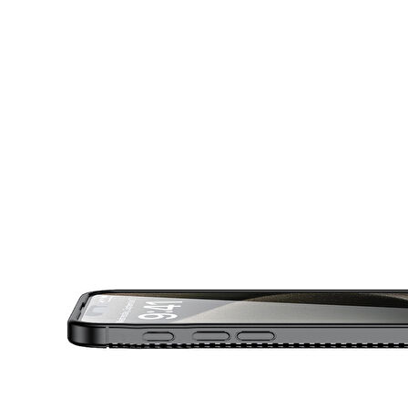 iPhone 16 Pro Uyumlu Zore Negro Silikon Kapak-Siyah