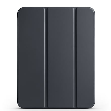iPad 11.Nesil 2025 ​MKST Smart Cover Kalem Bölmeli Standlı 1-1 Kılıf - Siyah