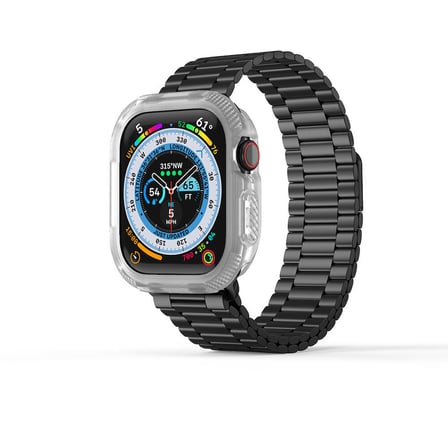 Watch 10 46mm Silikon TPU Kasa Koruyucu NVTH Watch Gard 17 - Şeffaf