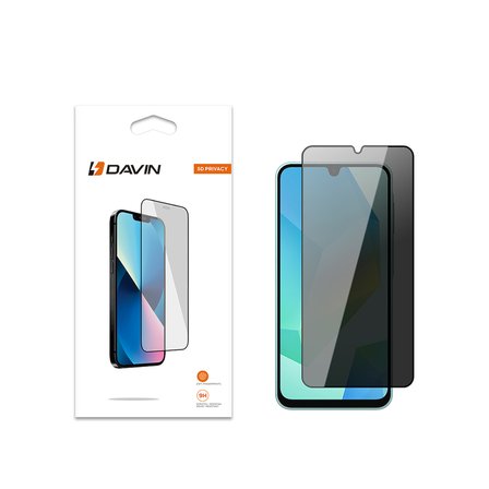Galaxy A16 Davin 5D Privacy Cam Ekran Koruyucu - Siyah