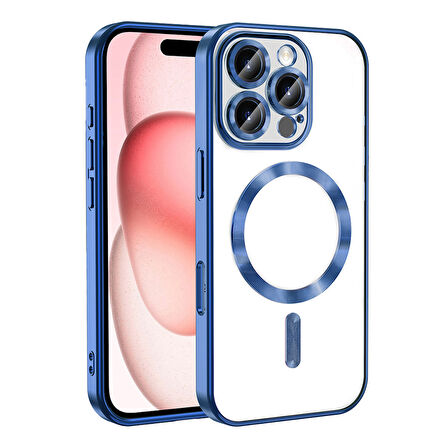 iPhone 16 Pro Kılıf Kamera Korumalı Magsafe Parlak Luxury Kılıf