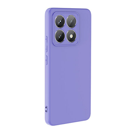 Xiaomi 14T Pro Uyumlu Kılıf Zore Mara Lansman Kapak-Koyu Mor