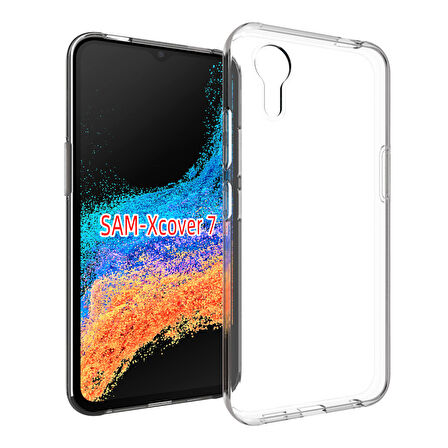 Galaxy Xcover7 Uyumlu Zore Süper Silikon Kapak