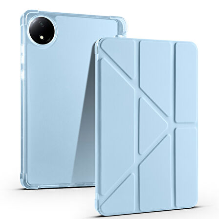 Xiaomi Redmi Pad SE 8.7 Kılıf Tri Folding Kalem Bölmeli Standlı Kılıf