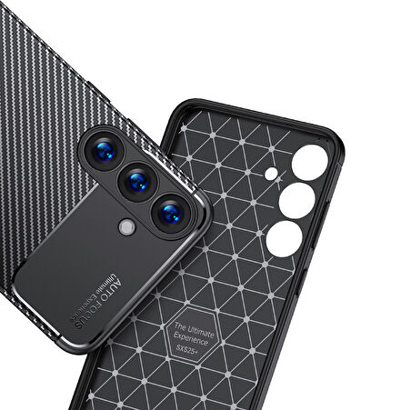 Galaxy S25 Uyumlu Kılıf Zore Negro Silikon Kapak-Siyah