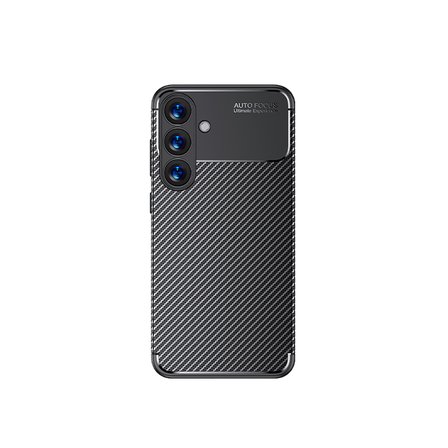 Galaxy S25 Plus Uyumlu Kılıf MKST Negro Silikon Kapak-Siyah
