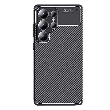 Galaxy S25 Ultra Uyumlu Kılıf Zore Negro Silikon Kapak-Siyah