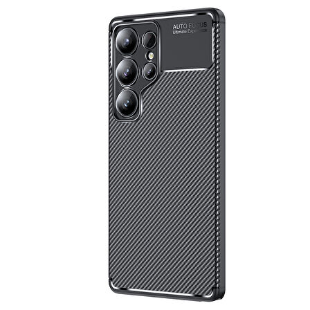 Galaxy S25 Ultra Uyumlu Kılıf Zore Negro Silikon Kapak-Siyah