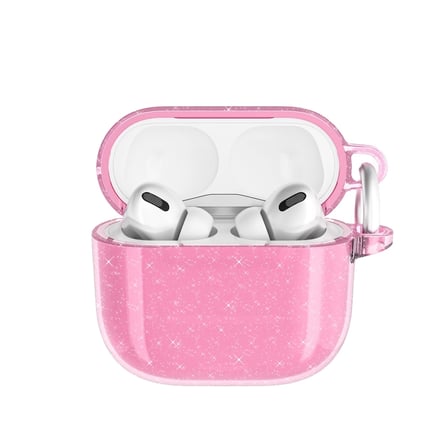 Apple Uyumlu Airpods 4 Zore Allstar Airbag 32 Parlayan Simli Saydam Renkli Kılıf