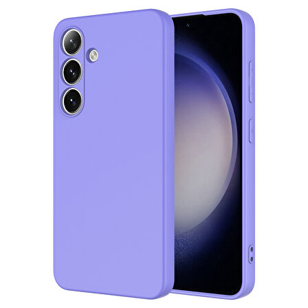 Galaxy S25 Uyumlu Kılıf Zore Mara Lansman Kapak-Lila