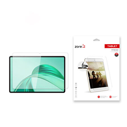 Honor Pad X8A Uyumlu ​FRMS Tablet Temperli Cam Ekran Koruyucu-Şeffaf