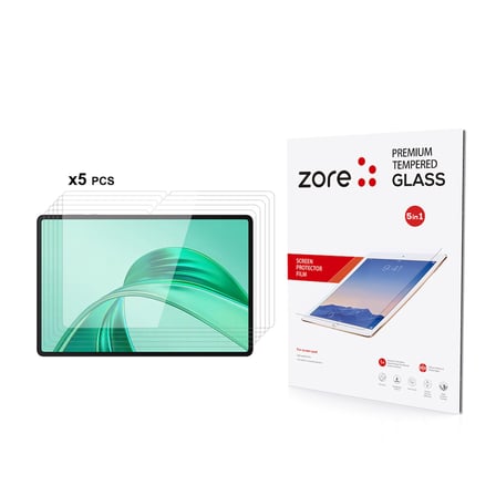 Honor Pad X8A Uyumlu ​NRTK 5in1 Tablet Temperli Cam Ekran Koruyucu-Şeffaf