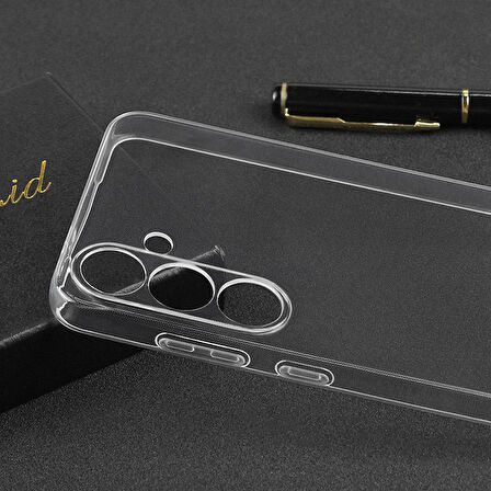 Galaxy S25 Uyumlu Kılıf Zore Süper Silikon Kapak-Şeffaf