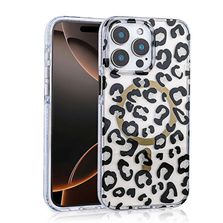 iPhone 14 Pro Max Uyumlu Kılıf Magsafe Şarj Özellikli Zore Jago Kapak-Siyah