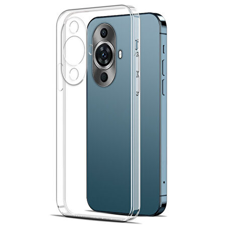 Huawei Nova 12S Uyumlu Kılıf Zore Süper Silikon Kapak-Şeffaf