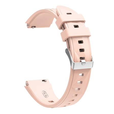 Huawei GT4 41mm Uyumlu MKST KRD-129 18mm Silikon Kordon Strap Kayış-Sarı