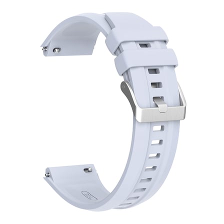 Huawei Watch GT5 Pro 46mm Uyumlu NRTK KRD-130 Silikon Kordon Strap Kayış-Buz Mavisi