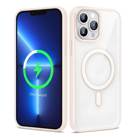 İphone 13 Pro Kılıf Kenarlar İ̇Nce Arka Kısım Mage Kamera Yükseltili Silikon Novatech