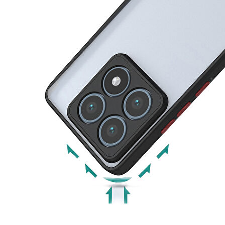 Xiaomi 14T Pro Uyumlu Kılıf Zore Hux Kapak-Lacivert