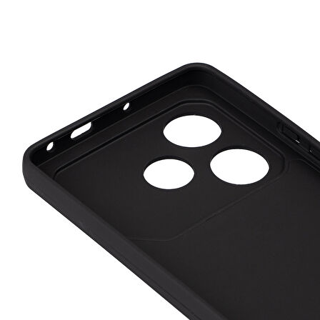 Tecno Pova 6 Uyumlu Kılıf Zore Biye Silikon-Siyah