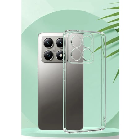 Xiaomi 14T Pro Kılıf Kamera Korumalı Şeffaf Kalın Üstün Koruma Silikon Alan Tech