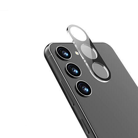Galaxy S24 FE Uyumlu Zore 3D Kamera Camı