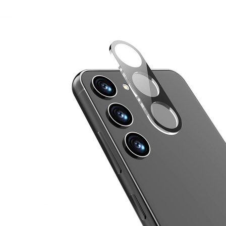 Galaxy S24 FE Uyumlu ​MKST 3D Kamera Camı-Siyah